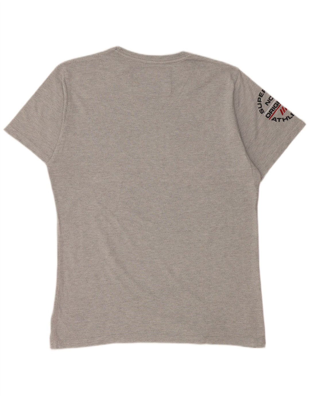 Camiseta feminina SUPERDRY com estampa gráfica 2XL cinza colorblock