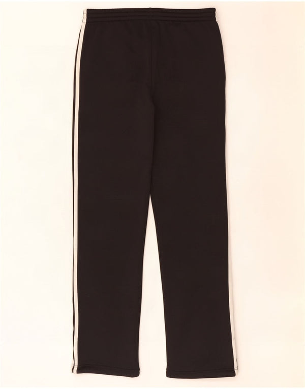 Calça de treino feminina Adidas UK 8/10 pequena poliéster preta