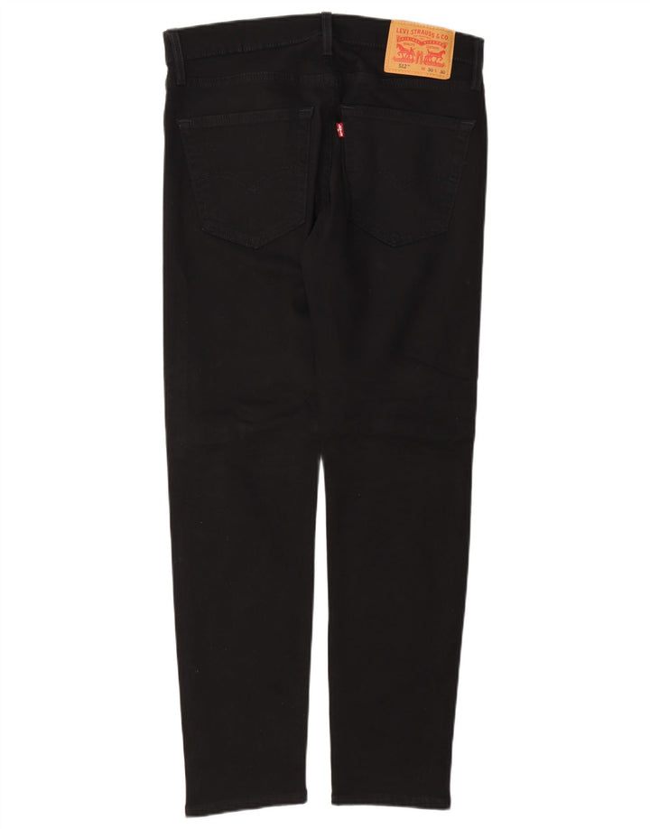 Levi's Masculino 512 Tapered Slim Jeans W30 L30 Preto