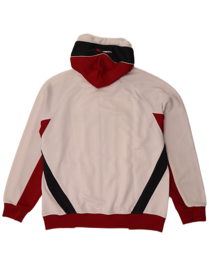 Lotto masculino gráfico completo agasalho 2XL branco colorblock poliéster