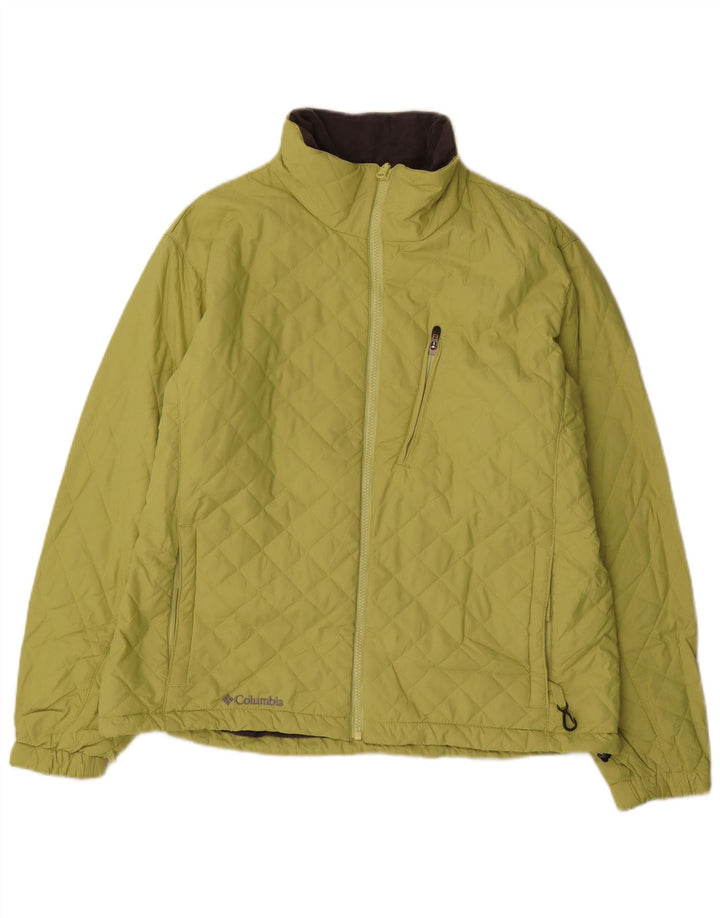 Jaqueta acolchoada feminina Columbia UK 18 XL verde poliéster