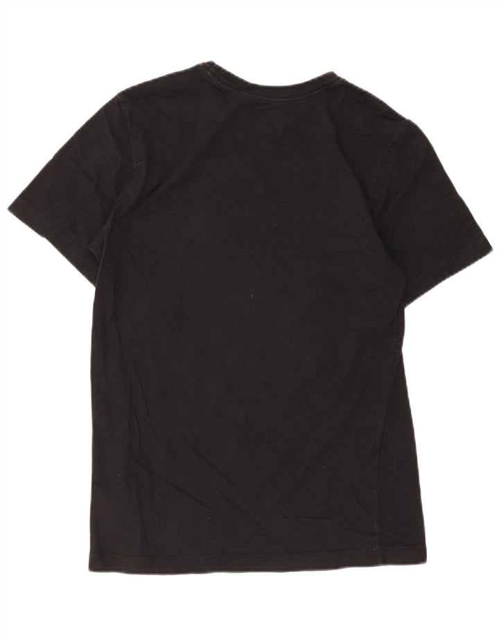 Camiseta Nike masculina gráfica top pequeno algodão preto
