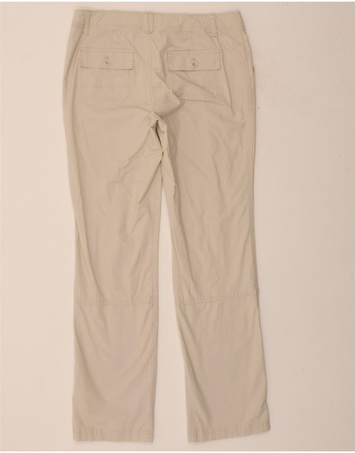 EDDIE BAUER Womens Straight Chino Trousers W34 L33 Beige Cotton Vintage Eddie Bauer and Second-Hand Eddie Bauer from Messina Hembry 