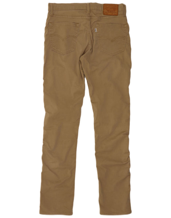 Calça masculina Levi's Slim Fit casual W32 L32 algodão cáqui