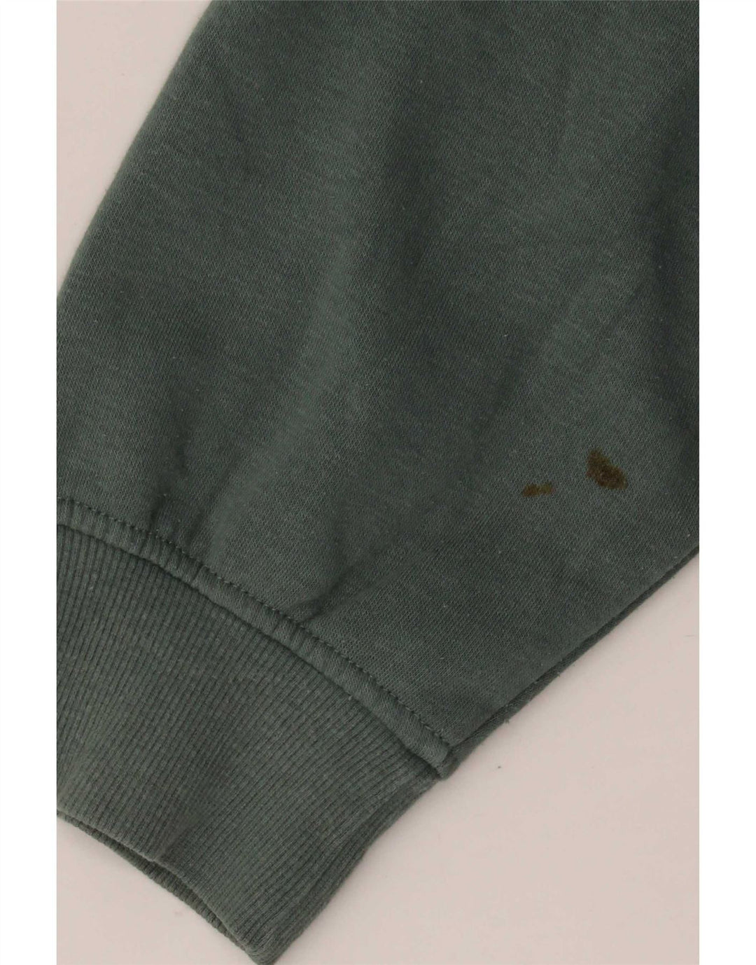 Zara Womens Crop Oversized Moletom Jumper UK 14 Médio Algodão Verde