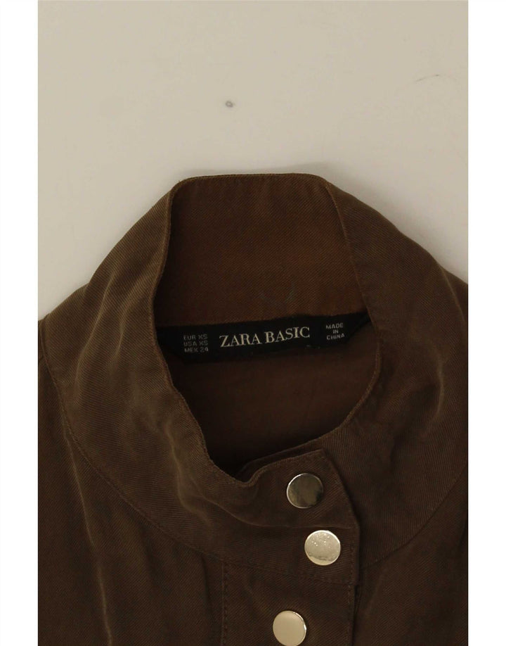 Zara Womens Oversized Utility Jacket Reino Unido 6 XS Caqui