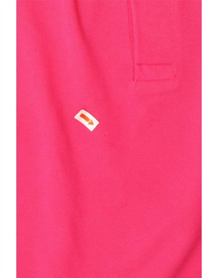 Camisa polo masculina DIADORA grande algodão rosa