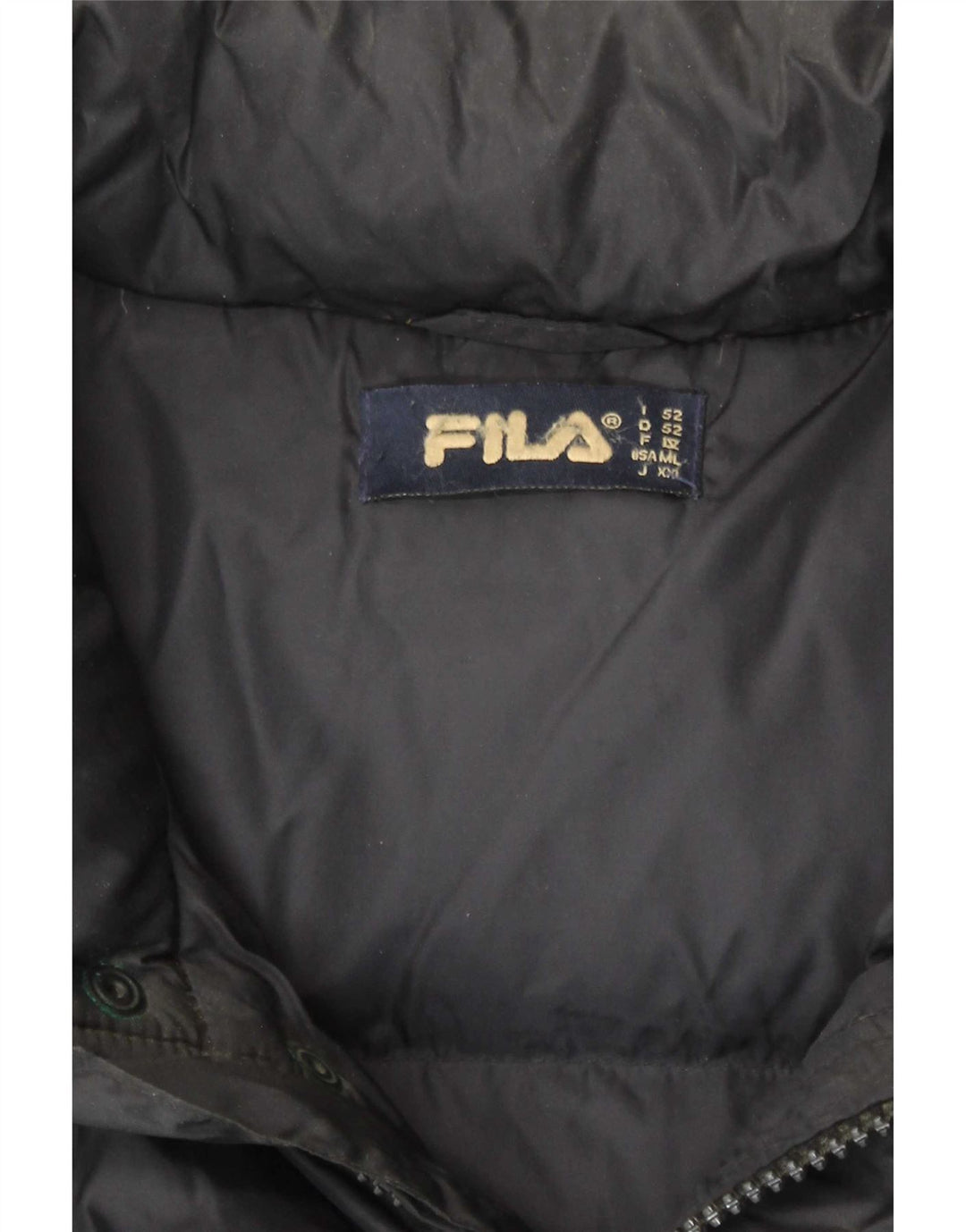 Fila Colete Masculino Acolchoado IT 52 XL Preto Poliamida