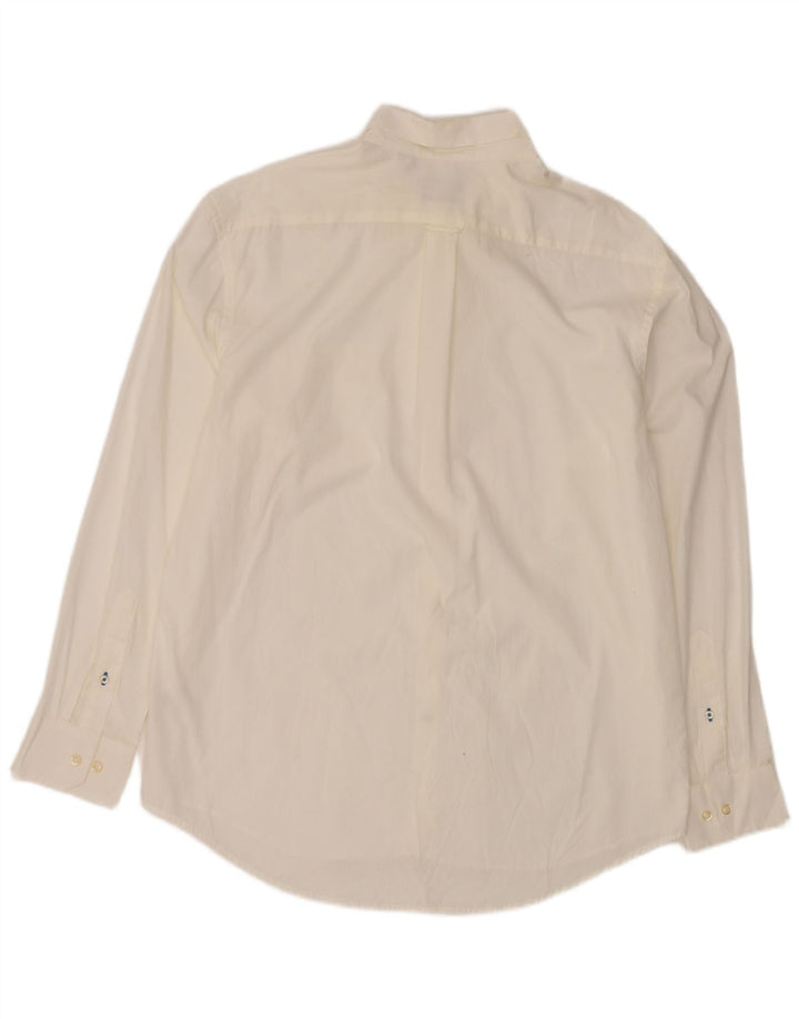 Camisa masculina IZOD grande algodão branco