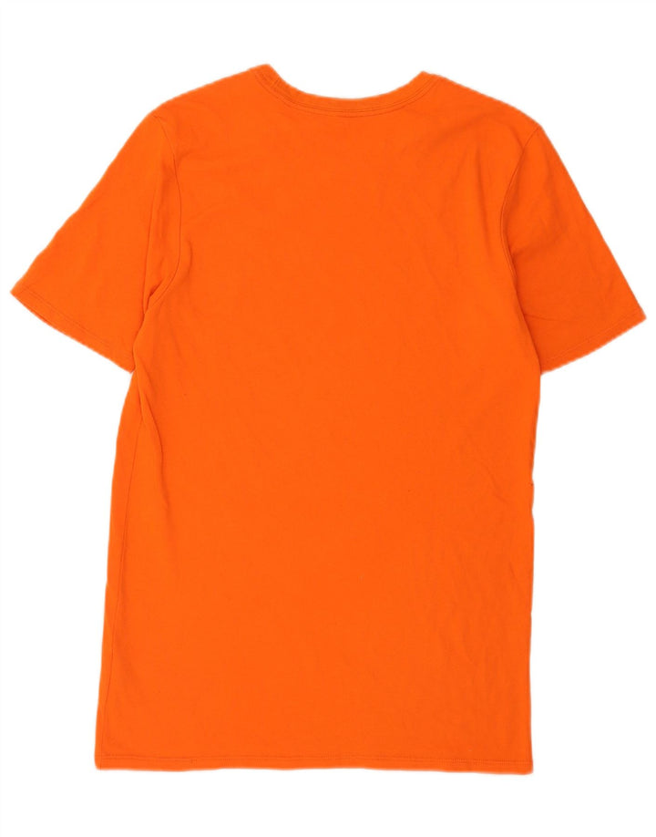 Camiseta masculina Nike Athletic Cut Top pequeno algodão laranja