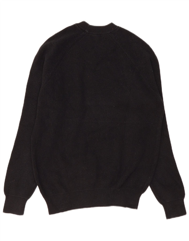 Zara Suéter masculino com gola redonda pequeno preto