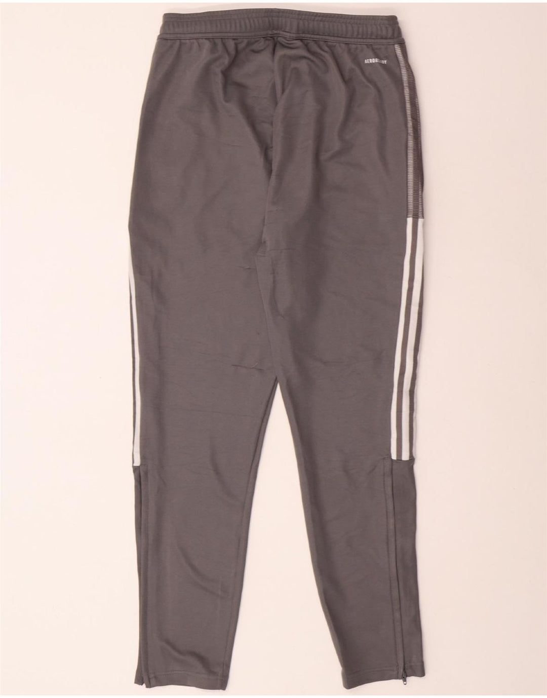 Calças de treino Adidas Aeroready masculinas cinza médio