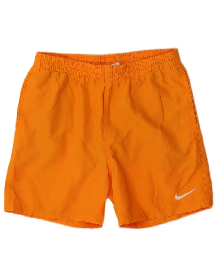 Shorts de natação NIKE meninos 13-14 anos XL laranja poliéster