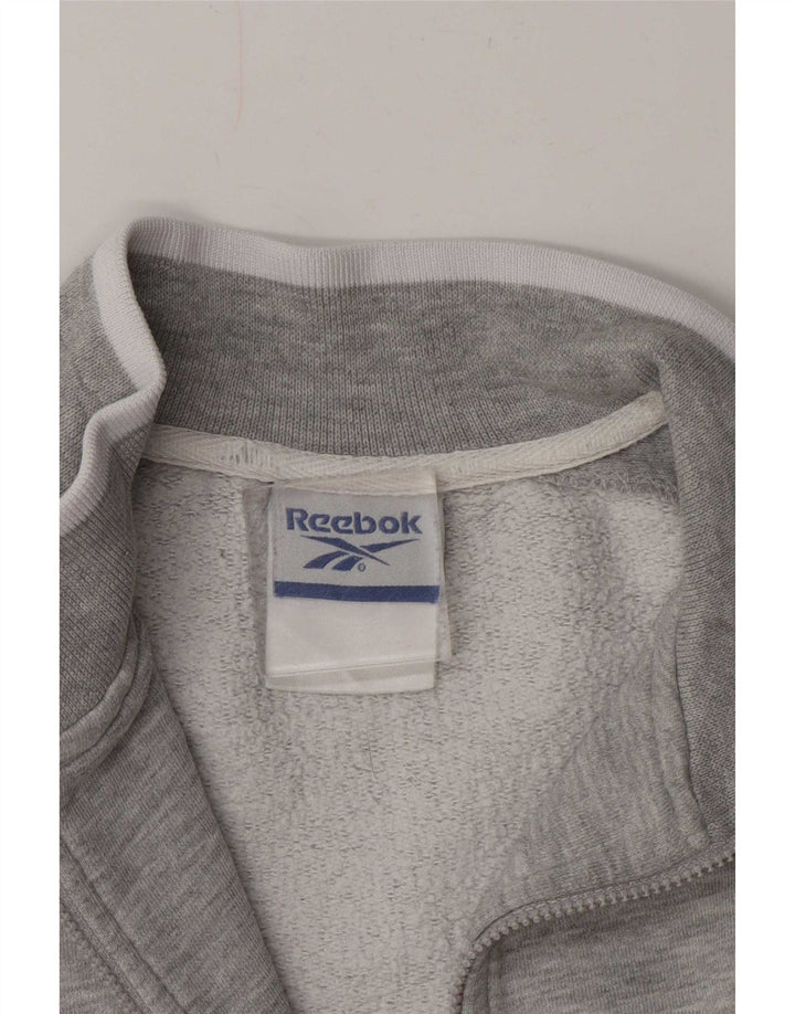 Jaqueta Reebok Feminina Treino Top UK 16 Grande Cinza