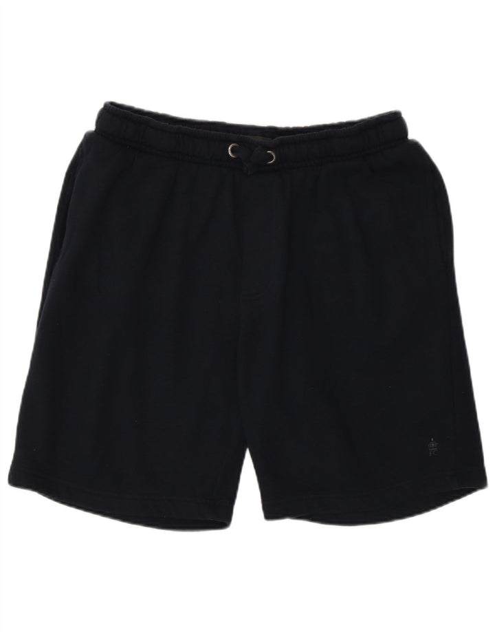 Shorts esportivo masculino French Connection grande algodão azul marinho