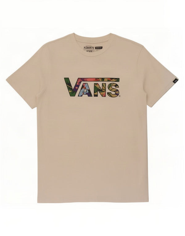 Camiseta Vans Meninos Graphic 12-13 Anos Grande Algodão Branco