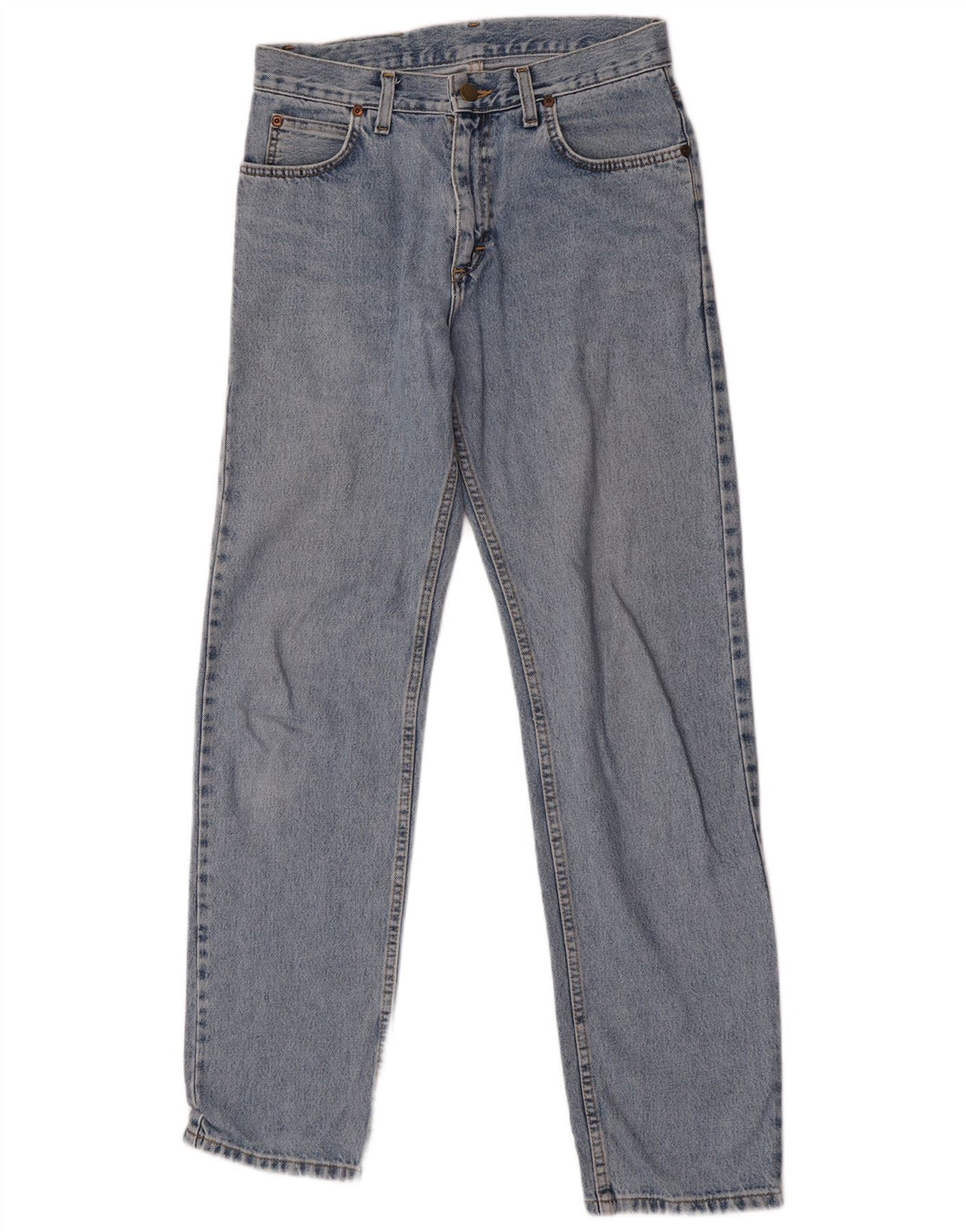 Lee Mens Brooklyn Straight Jeans W30 L32 Azul Algodão