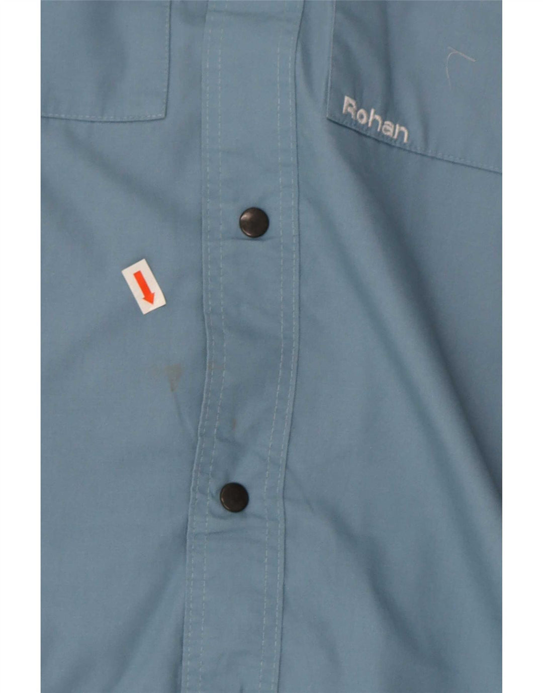 Camisa masculina Rohan grande poliéster azul