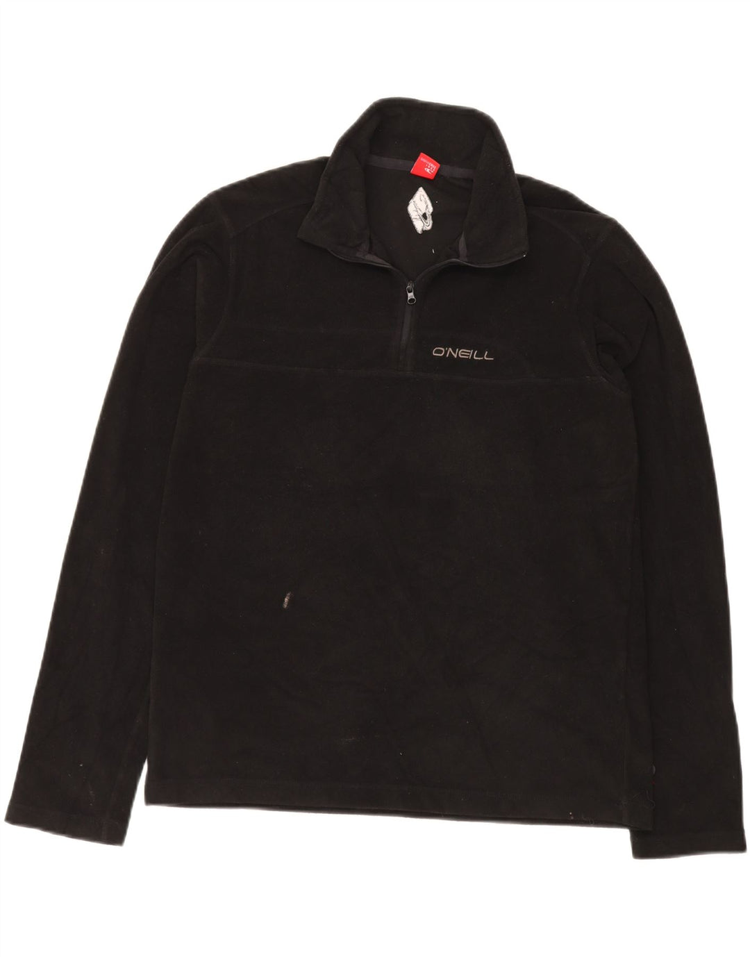Suéter feminino de lã com zíper e gola O'NEILL UK 18 XL poliéster preto