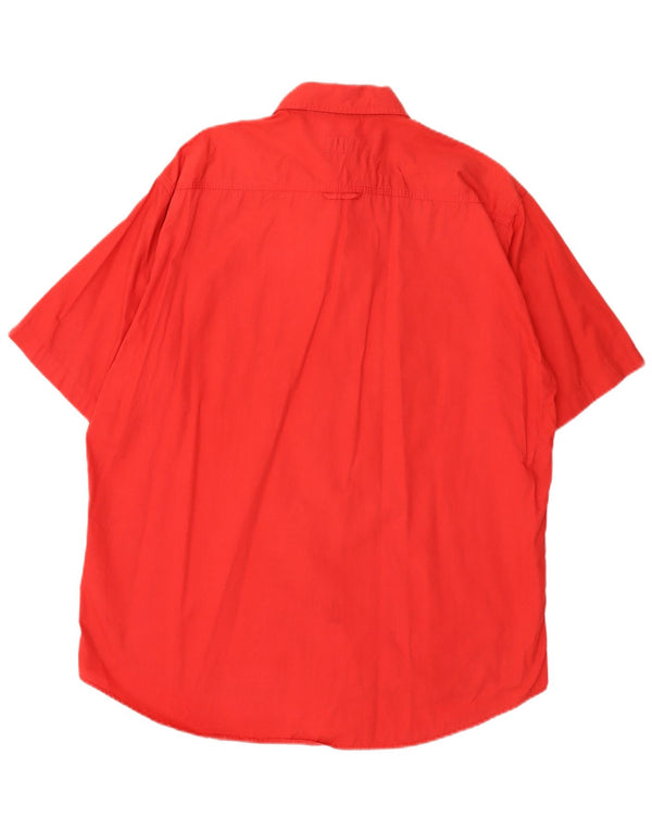 Camisa masculina de manga curta Levi's grande algodão vermelho