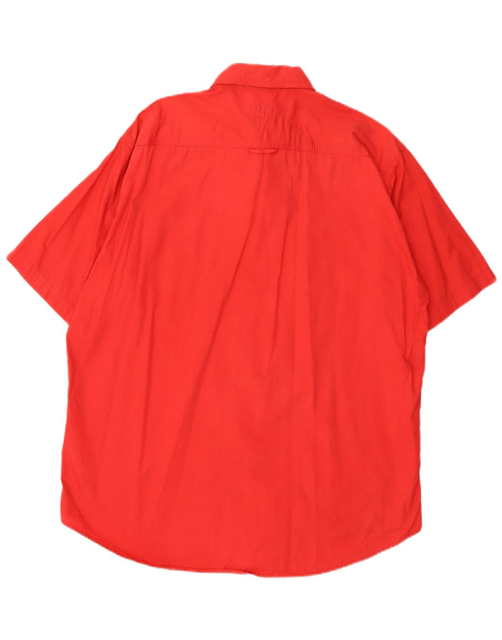 Camisa masculina de manga curta Levi's grande algodão vermelho
