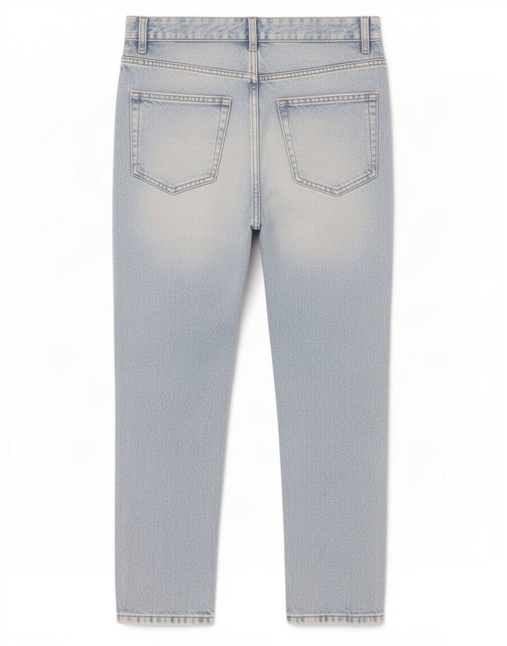 Zara Mens Slim Cropped Jeans EU 40 Médio W31 L26 Azul