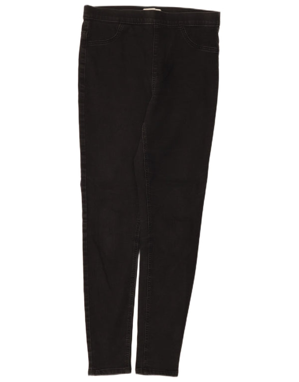Calça jeans feminina Marks & Spencer Jegging skinny UK 12 médio W30 L29 preta