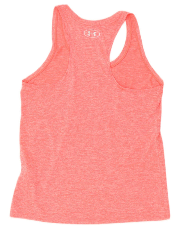 Colete feminino Under Armour Heat Gear Graphic UK 12 médio rosa manchado