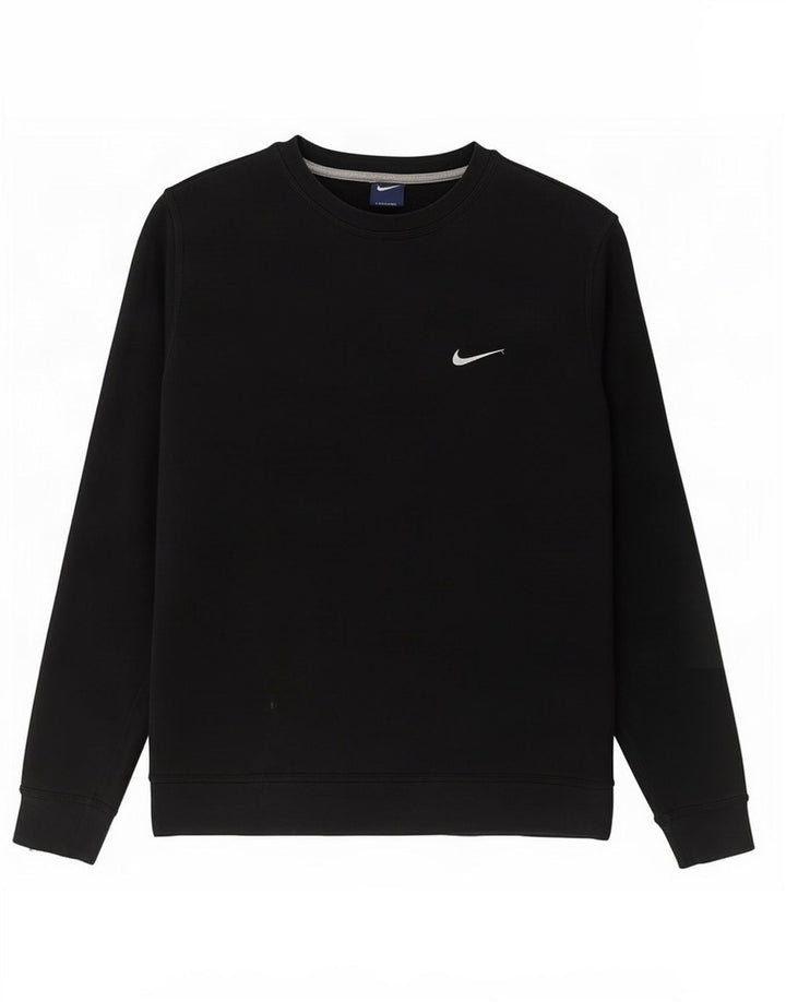 Nike moletom masculino jumper grande algodão preto