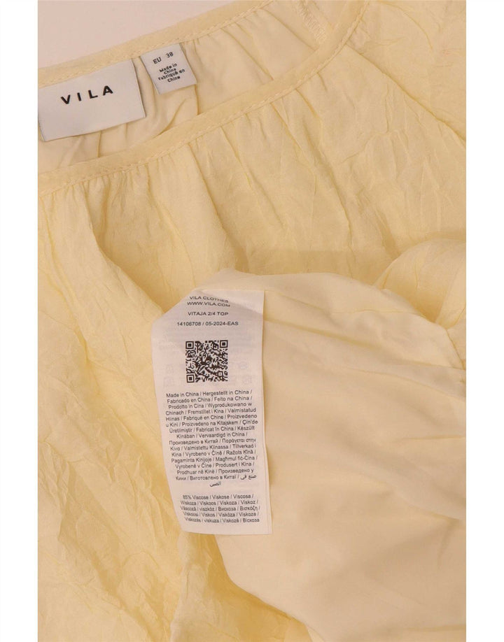Vila Blusa Feminina Oversized Top EU 38 Viscose Amarelo Médio