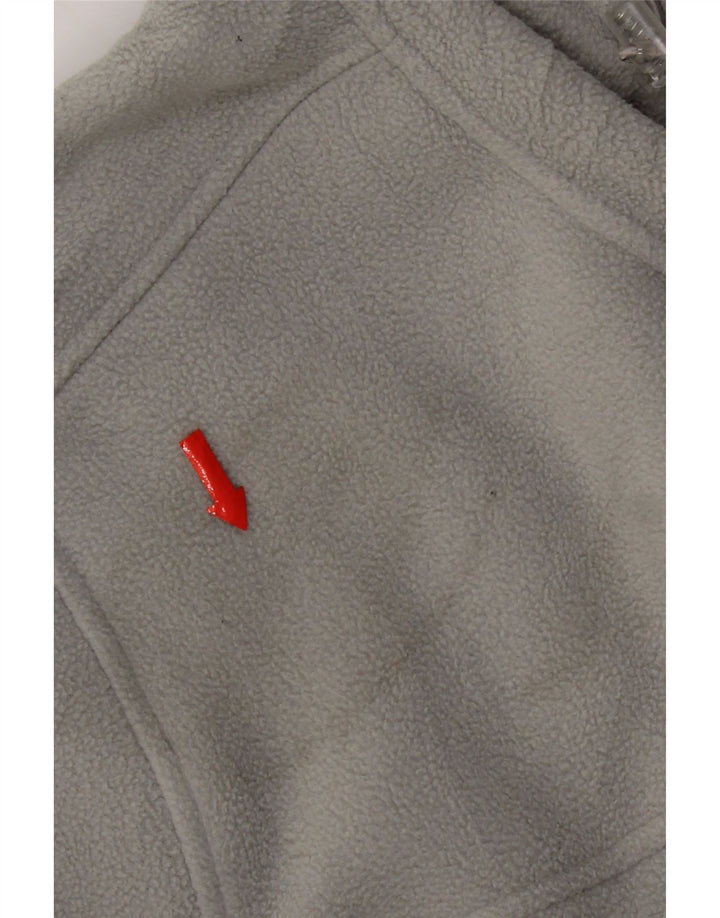 Jaqueta de lã com capuz masculina Reebok UK 42 XL poliéster cinza