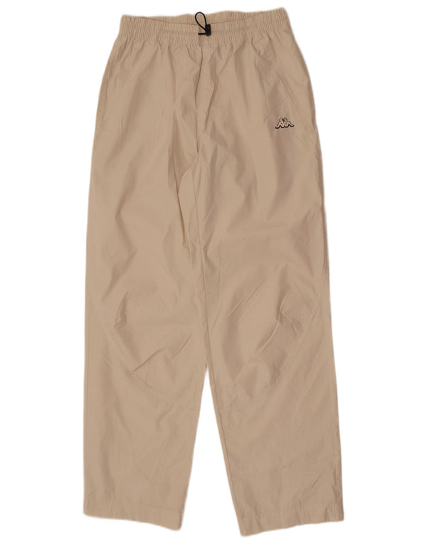 Kappa Mens Tracksuit Trousers Medium Beige Polyester
