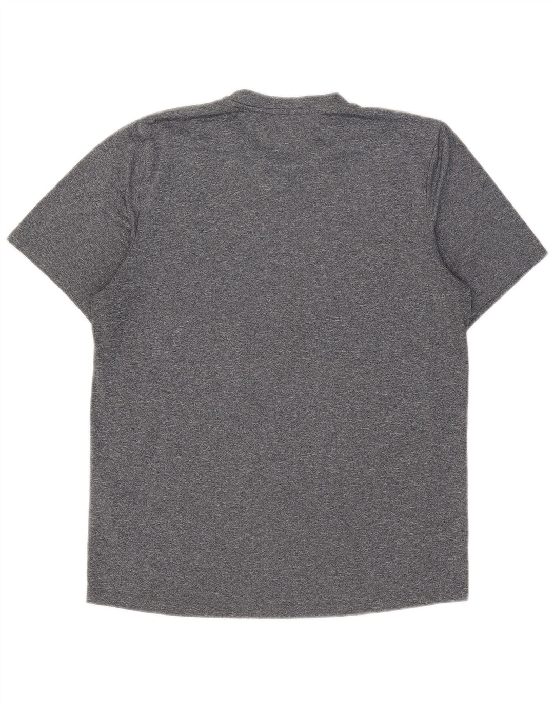 Camiseta masculina Umbro Top cinza médio poliéster manchado