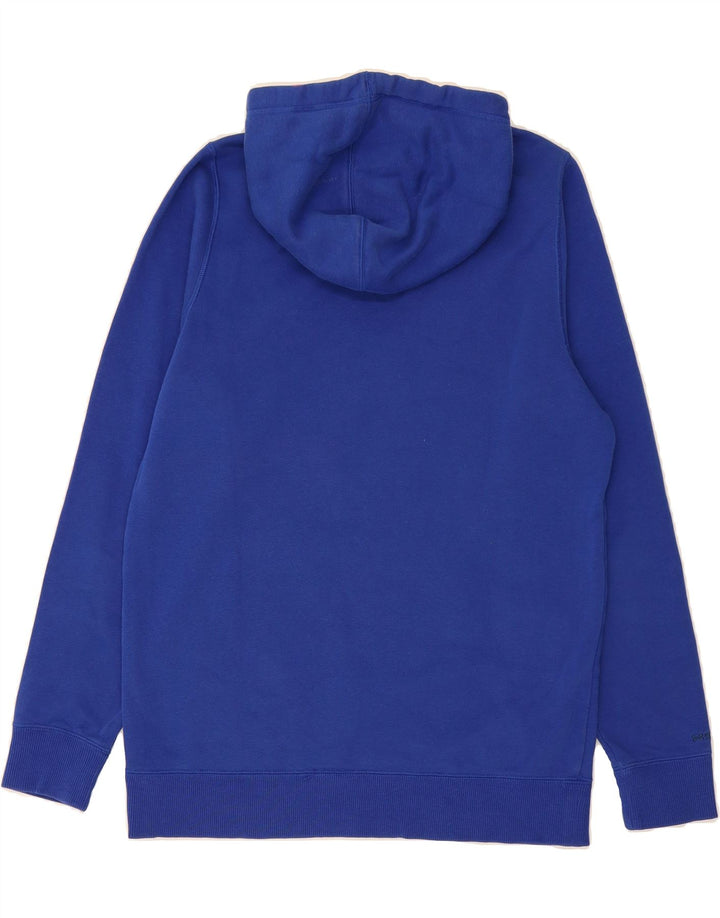UNDER ARMOUR Mens Graphic Hoodie Jumper Small Blue Cotton Vintage Under Armour and Second-Hand Under Armour from Messina Hembry 