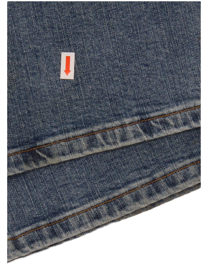 WRANGLER Masculino Texas Stretch Straight Jeans W38 L32 Azul Algodão