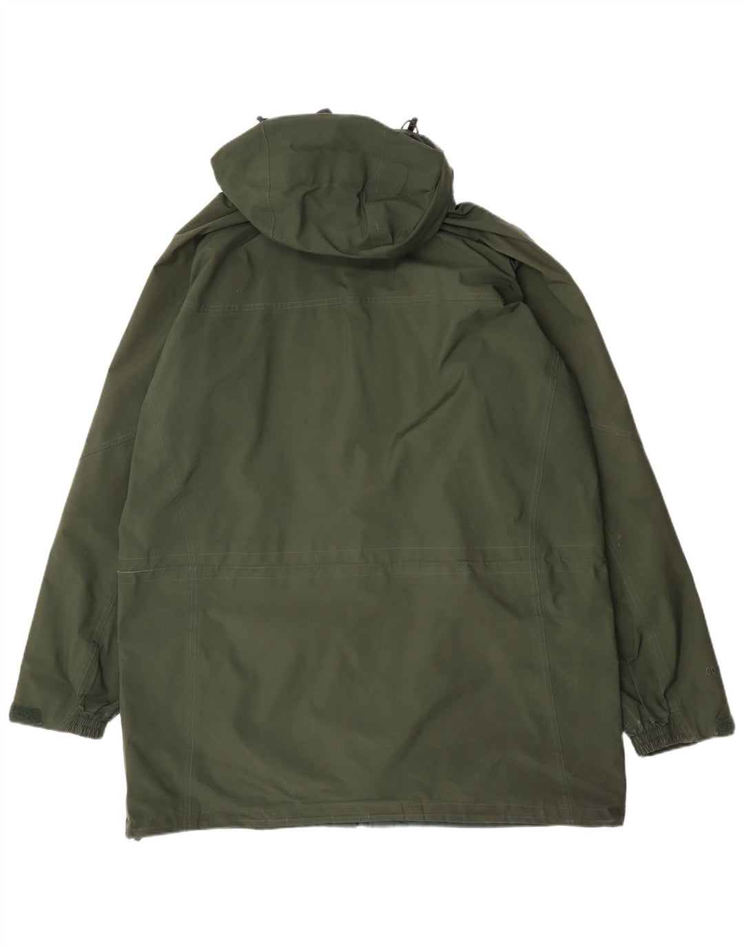 Capa de chuva masculina Berghaus com capuz UK 44 2XL poliéster verde
