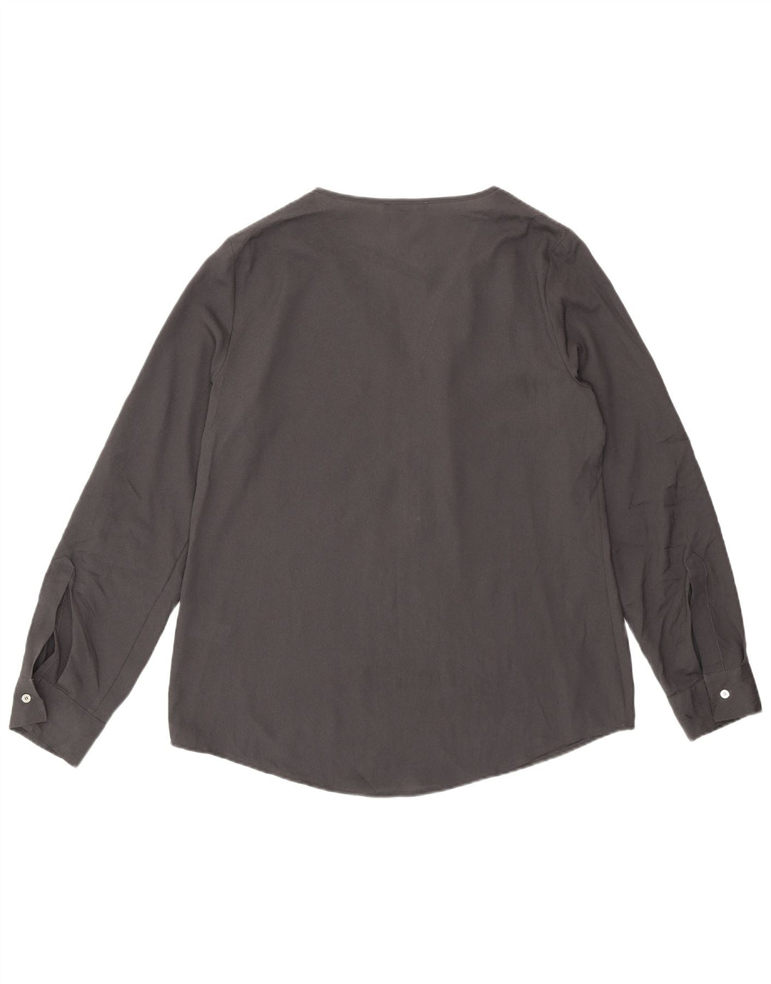 Blusa feminina de manga comprida Calvin Klein UK 14 poliéster cinza médio