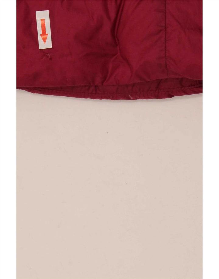 Jaqueta acolchoada feminina Massimo Dutti UK 10 pequena rosa nylon