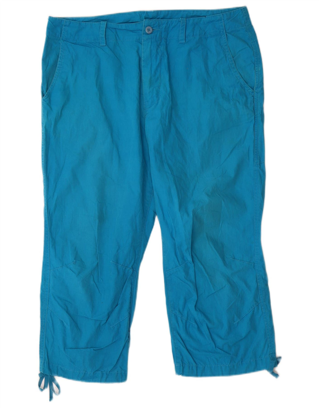 Calça capri feminina KAPPA Perfect Fit reta IT 48 XL W34 L20 azul