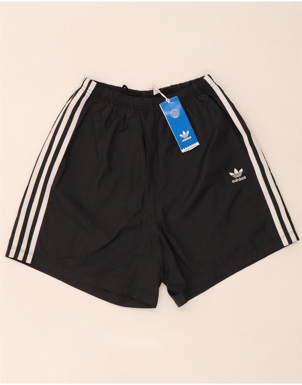 Shorts esportivos femininos Adidas UK 6 XS preto poliéster