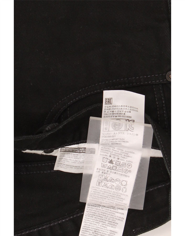 Jeans masculino Bootcut Levi's W34 L30 algodão preto
