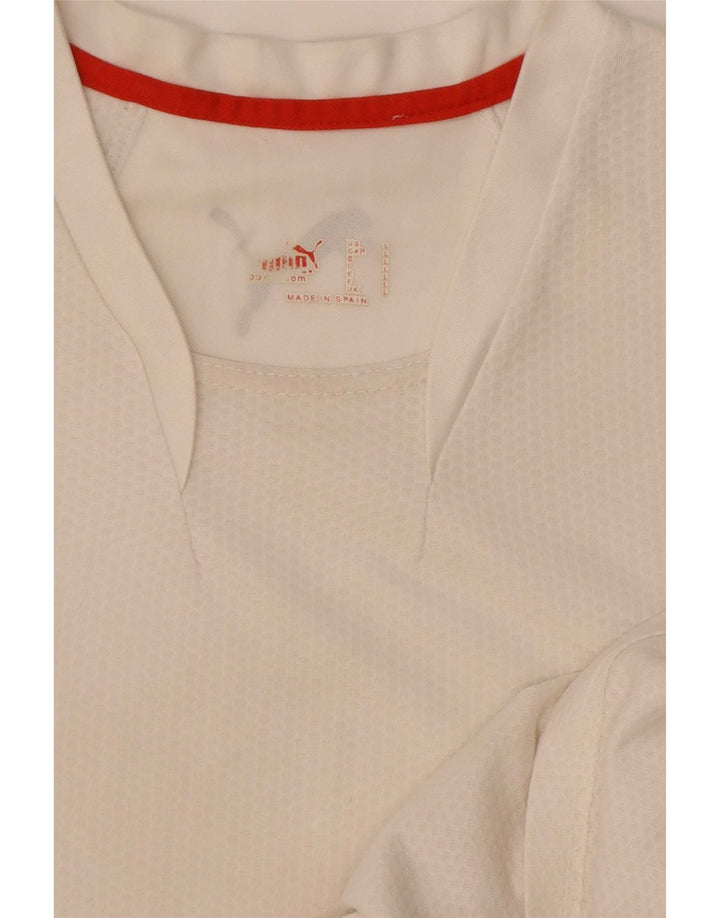 Puma Camiseta Masculina Top Grande Branco