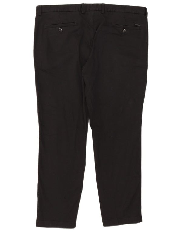 Calça Chino Slim Masculina Hugo Boss W40 L28 Algodão Preto