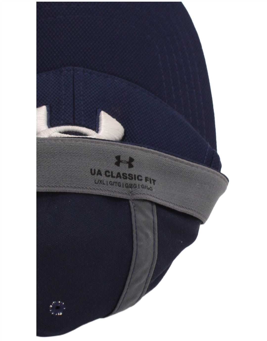 Boné de beisebol masculino Under Armour Graphic Classic Fit grande/XL azul marinho