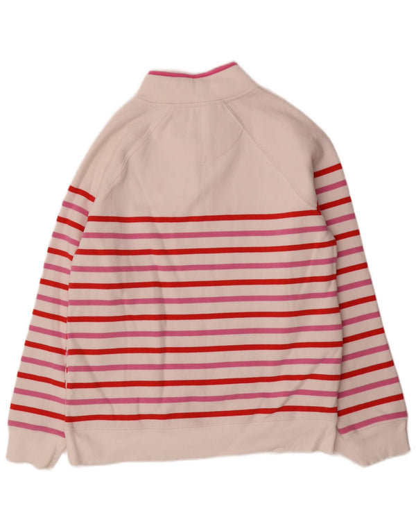 Crew Clothing moletom feminino Jumper UK 12 médio listrado multicolorido