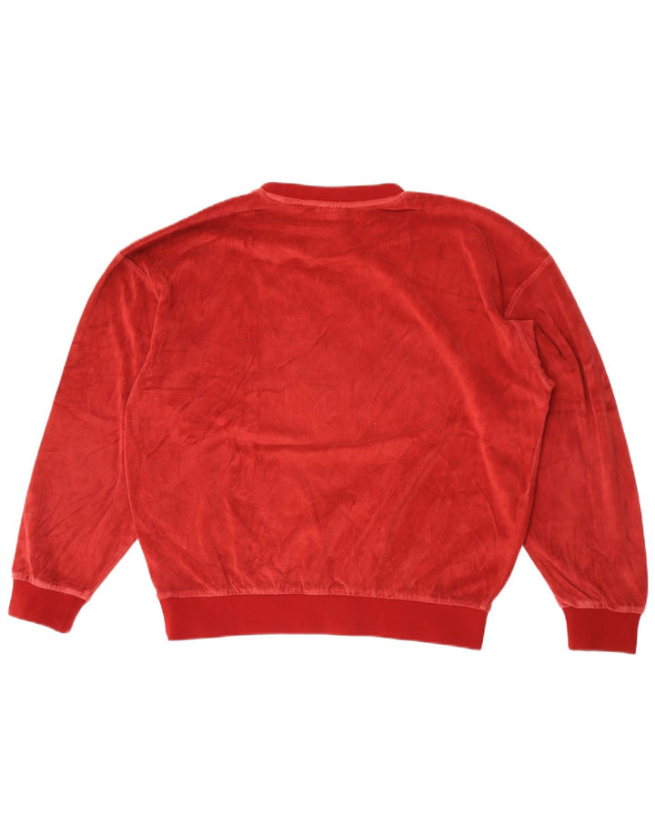 Kappa moletom feminino gráfico oversized jumper UK 14 médio marrom