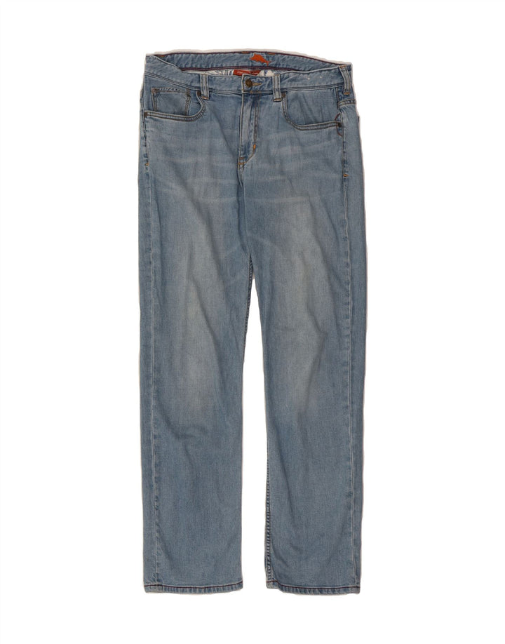 TOMMY BAHAMA Womens Denim Straight Jeans W33 L32 Blue Cotton Vintage Tommy Bahama and Second-Hand Tommy Bahama from Messina Hembry 