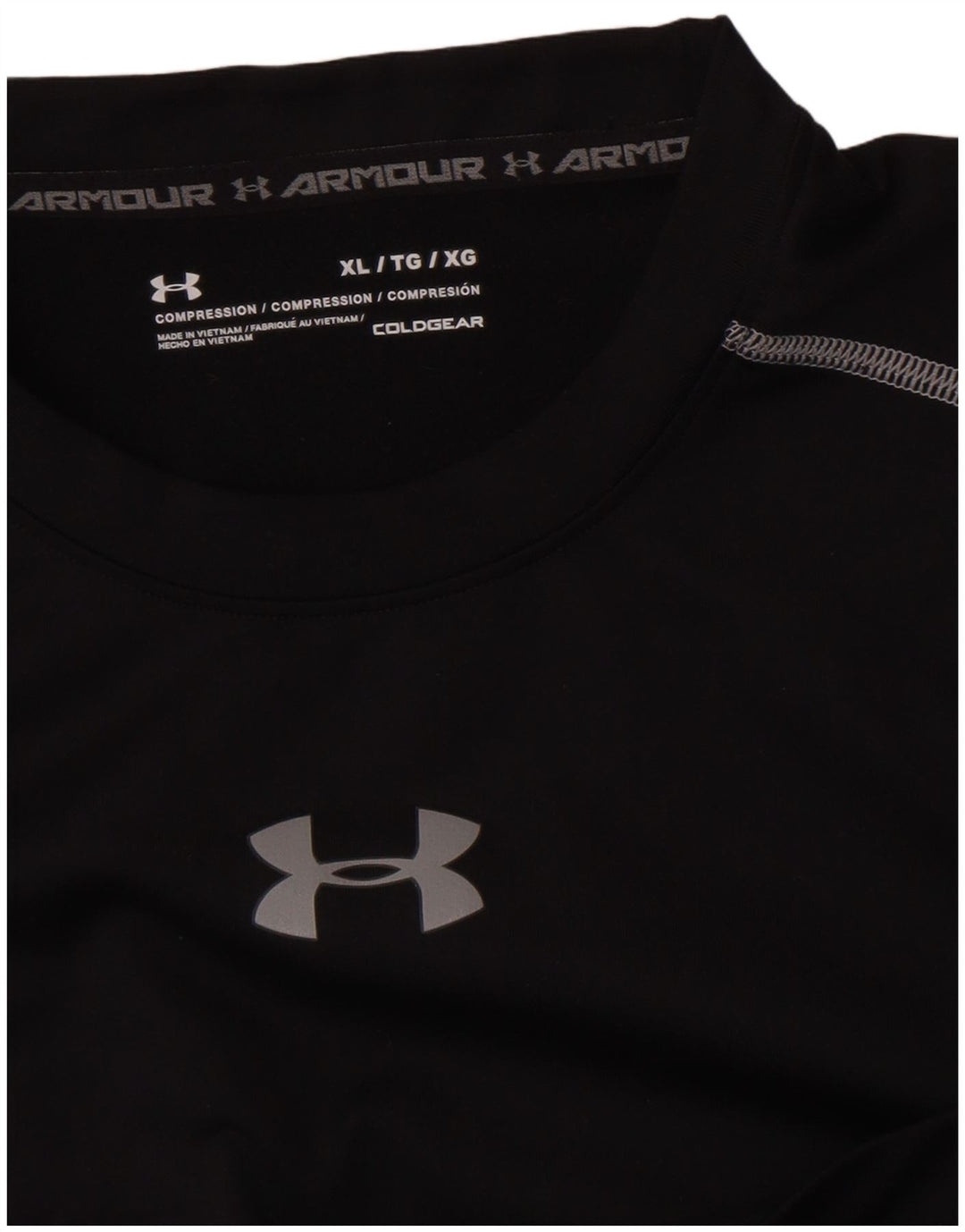 Under Armour Masculino Compressão Top Manga Longa XL Preto