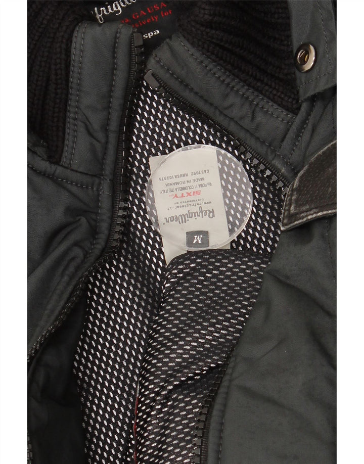 Jaqueta acolchoada masculina REFRIGIWEAR UK 38 nylon preto médio