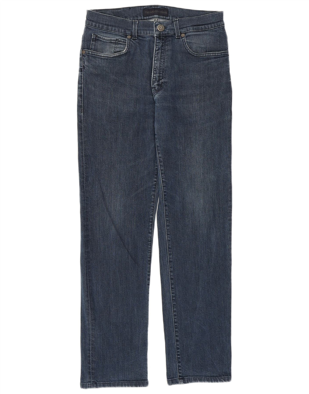 Trussardi Jeans Slim Feminino W32 L30 Azul Algodão